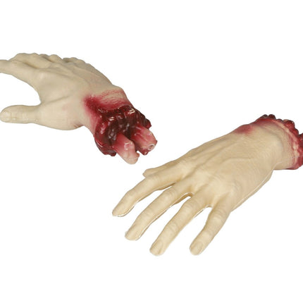Halloween Nep Hand Afgehakt 22cm van Fiestas Guirca koop je bij Partywinkel