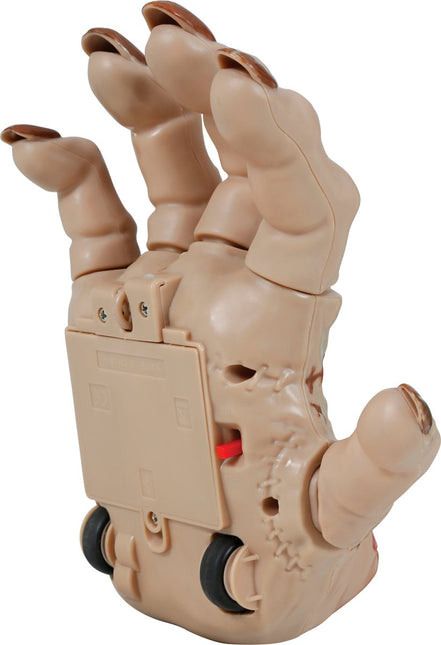 Halloween Nep Hand Beweegbaar Met Afstandsbediening 18cm van Fiestas Guirca koop je bij Partywinkel