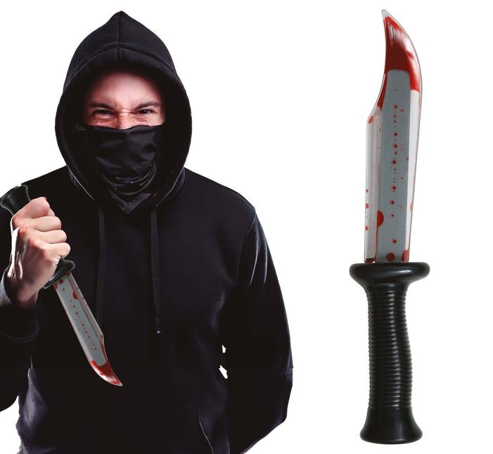 Halloween Nep Mes 34cm van Fiestas Guirca koop je bij Partywinkel