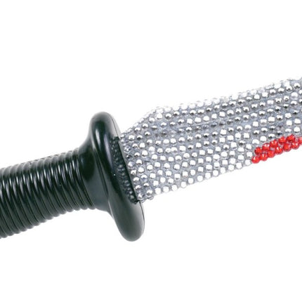 Halloween Nep Mes Glitters 26cm van Ghostface koop je bij Partywinkel