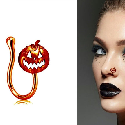 Halloween Nep Piercing Pompoen van Fiestas Guirca koop je bij Partywinkel