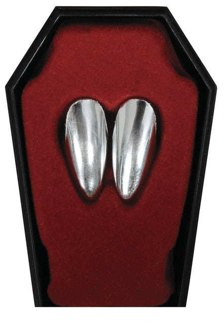 Halloween Nep Tanden Zilver van Fiestas Guirca koop je bij Partywinkel