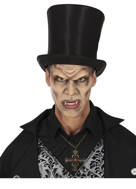 Halloween Nep Tanden Zilver van Fiestas Guirca koop je bij Partywinkel