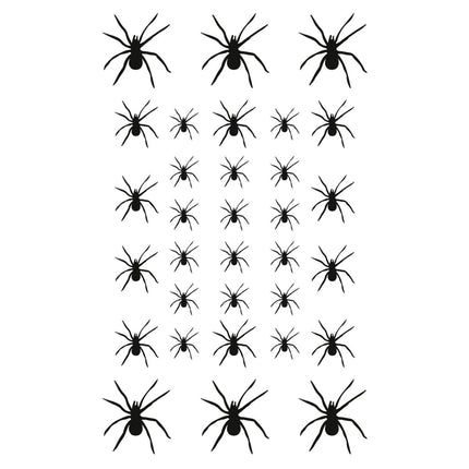 Halloween Nep Tattoos Spinnen 32st van Widmann koop je bij Partywinkel