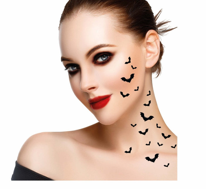 Halloween Nep Tattoos Vleermuizen van Fiestas Guirca koop je bij Partywinkel