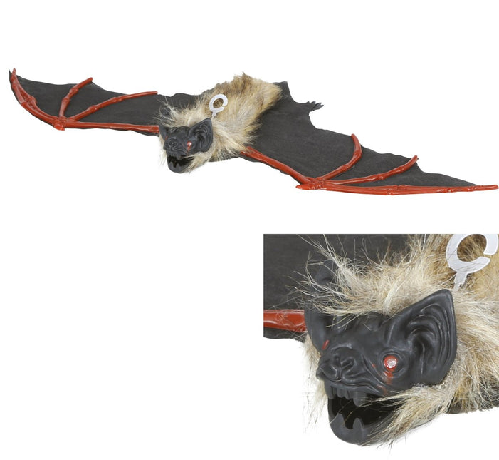 Halloween Nep Vleermuis 38cm van Fiestas Guirca koop je bij Partywinkel