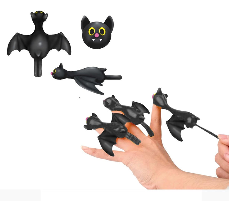 Halloween Nep Vleermuis Rubberen Vliegende Vleermuizen van Fiestas Guirca koop je bij Partywinkel