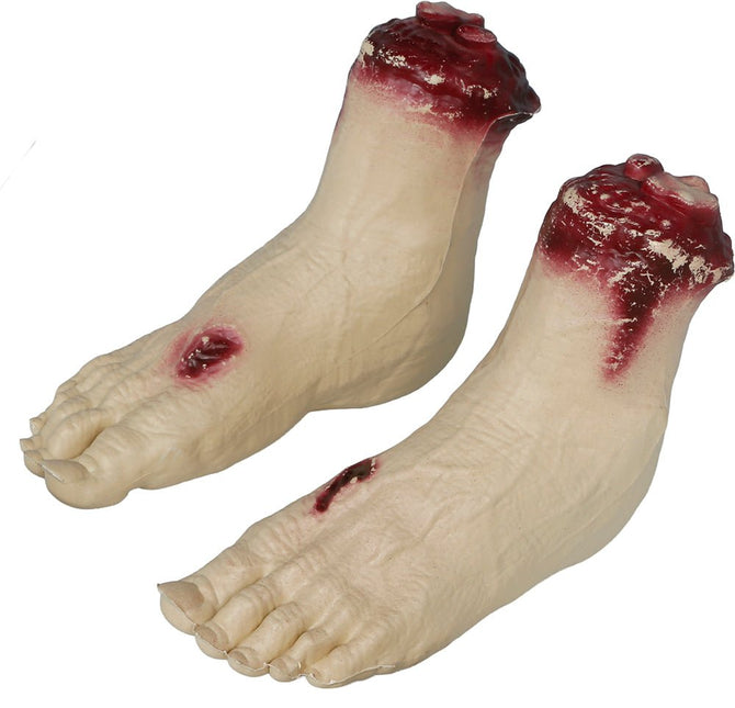 Halloween Nep Voet Afgehakt 25cm van Fiestas Guirca koop je bij Partywinkel