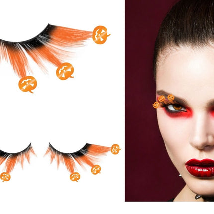 Halloween Nep Wimpers Pompoenen van Fiestas Guirca koop je bij Partywinkel