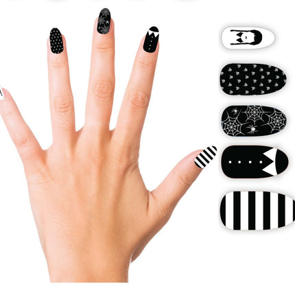 Halloween Nepnagels Zwart Gotisch van Fiestas Guirca koop je bij Partywinkel