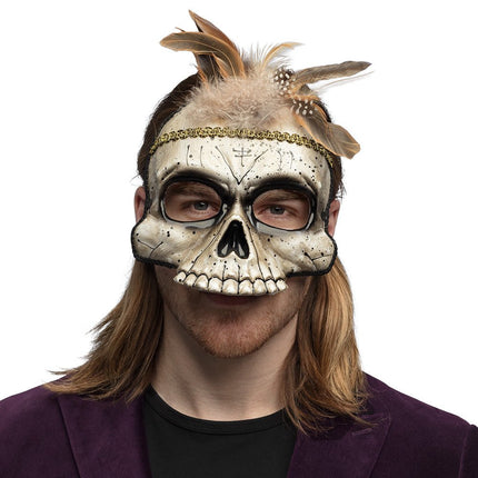 Halloween Oogmasker Voodoo Damballa van Boland koop je bij Partywinkel