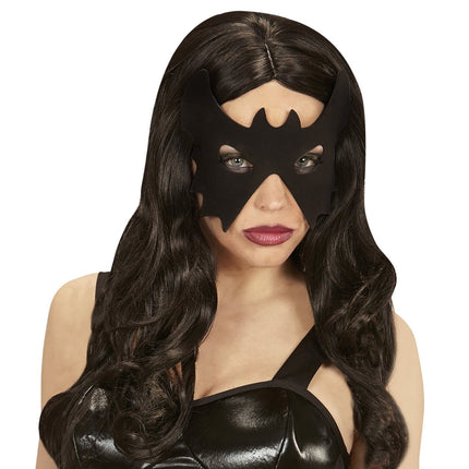 Halloween Oogmasker Zwart Vleermuis van Widmann koop je bij Partywinkel
