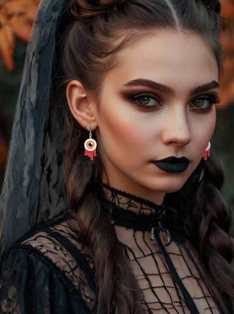 Halloween Oorbellen Oogballen van Fiestas Guirca koop je bij Partywinkel