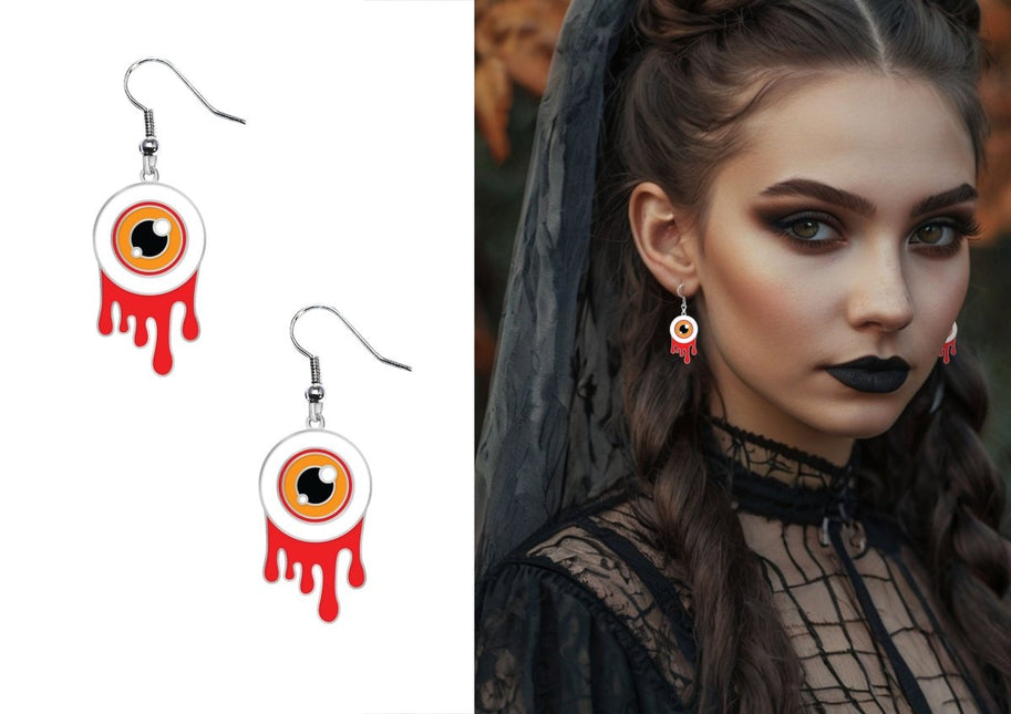 Halloween Oorbellen Oogballen van Fiestas Guirca koop je bij Partywinkel