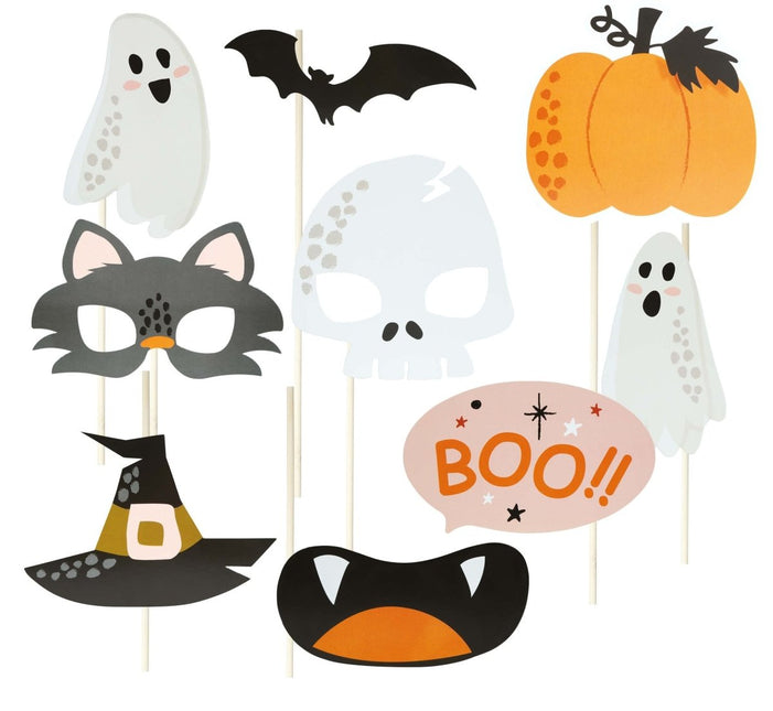 Halloween Photobooth Props 15cm 10st van Fiestas Guirca koop je bij Partywinkel
