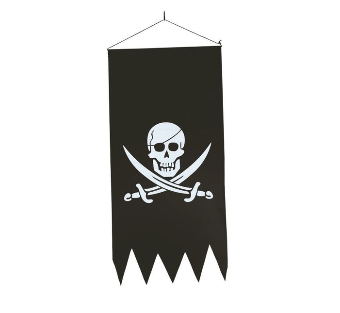 Halloween Piraten Banner 86cm van Fiestas Guirca koop je bij Partywinkel