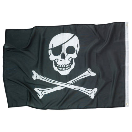 Halloween Piraten Vlag 92cm van Riethmueller koop je bij Partywinkel