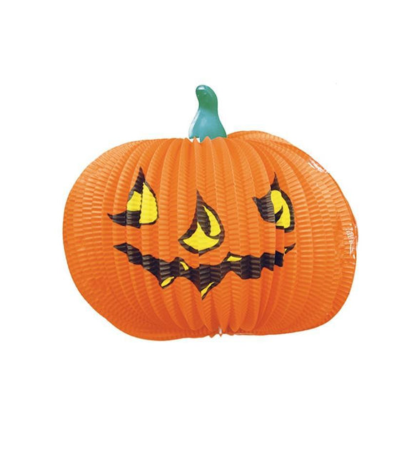 Halloween Pompoen Lampion 36cm van Boland koop je bij Partywinkel