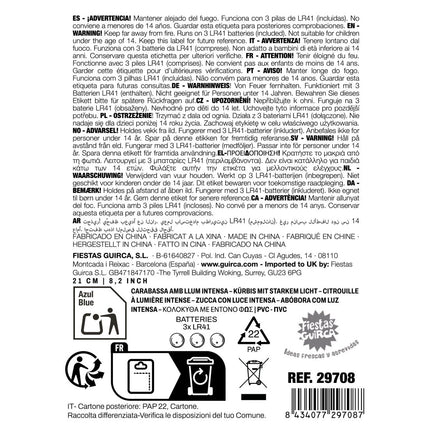 Halloween Pompoen Oranje Foam Met Licht 28cm van Fiestas Guirca koop je bij Partywinkel