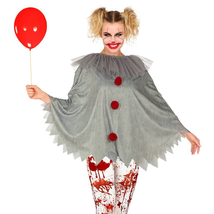 Halloween Poncho Clown van Widmann koop je bij Partywinkel