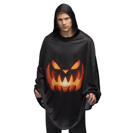 Halloween Poncho Pompoen van Boland koop je bij Partywinkel