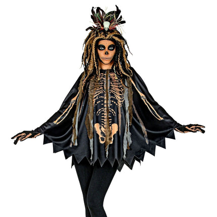 Halloween Poncho Voodoo van Widmann koop je bij Partywinkel