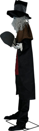 Halloween Pop Begrafenisondernemer Met Licht, Geluid En Beweging 2,3m van Fiestas Guirca koop je bij Partywinkel