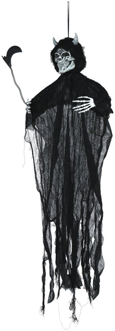 Halloween Pop Duivels Skelet Met Licht En Geluid 1,3m van Fiestas Guirca koop je bij Partywinkel