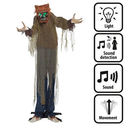Halloween Pop Gemene Wolf 1,6m van Boland koop je bij Partywinkel