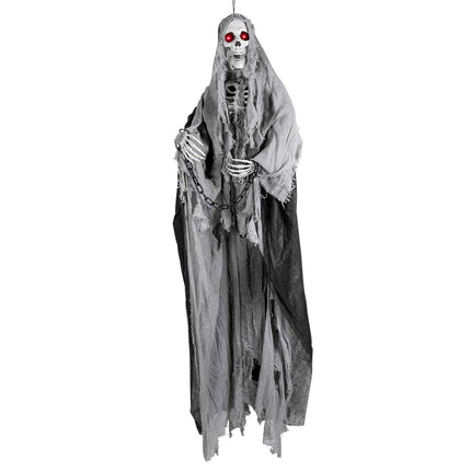 Halloween Pop Grijs Skelet 180cm van Boland koop je bij Partywinkel