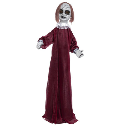 Halloween Pop Lachende Dolly 90cm van Boland koop je bij Partywinkel