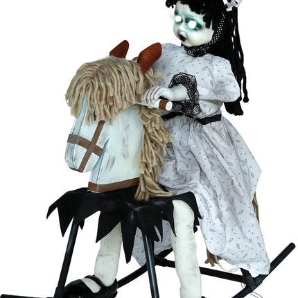 Halloween Pop Op Hobbelpaard Met Licht, Geluid En Beweging 70cm van Fiestas Guirca koop je bij Partywinkel