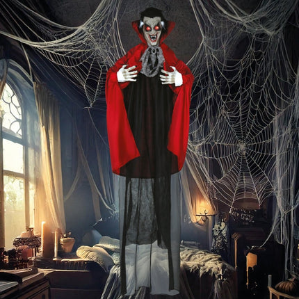 Halloween Pop Vampier Met Licht, Geluid En Beweging 1,8m van Fiestas Guirca koop je bij Partywinkel