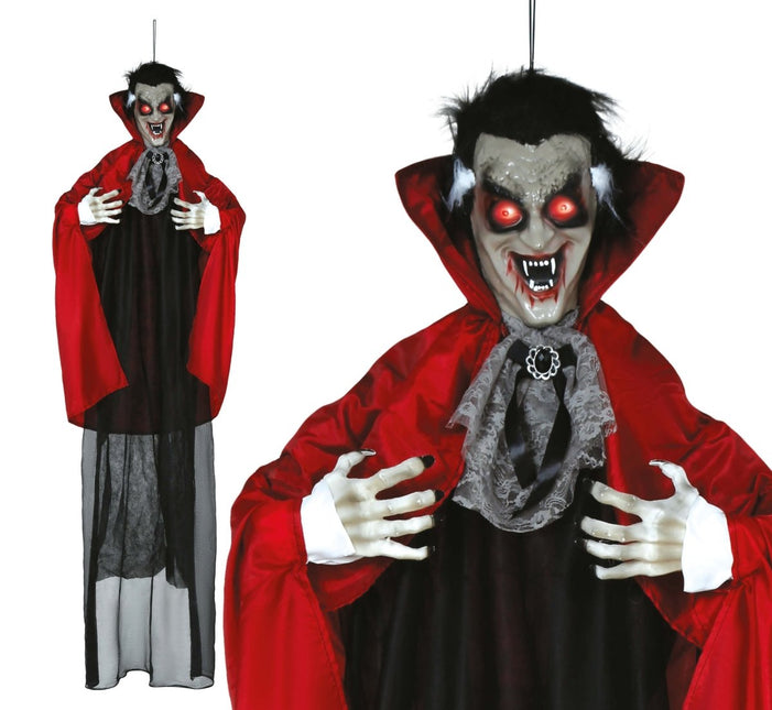 Halloween Pop Vampier Met Licht, Geluid En Beweging 1,8m van Fiestas Guirca koop je bij Partywinkel