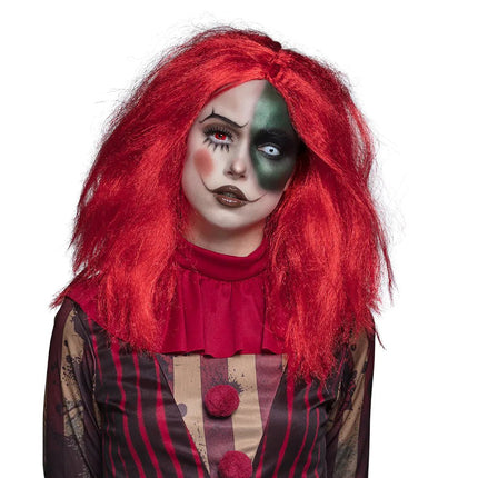 Halloween Pruik Rood van Boland koop je bij Partywinkel