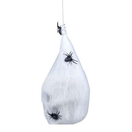 Halloween Schedel Spinnenweb Tas 25cm van Fiestas Guirca koop je bij Partywinkel