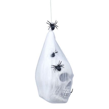 Halloween Schedel Spinnenweb Tas 25cm van Fiestas Guirca koop je bij Partywinkel