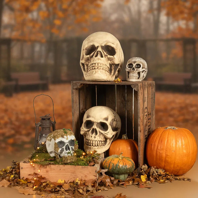 Halloween Schedel Whisperbone 20cm van Boland koop je bij Partywinkel