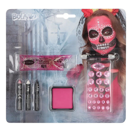 Halloween Schminkset Diamond Catrina 5 delig van Boland koop je bij Partywinkel
