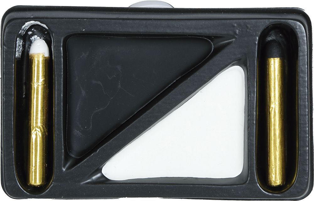 Halloween Schminkset Zwart Wit 4 delig van Fiestas Guirca koop je bij Partywinkel