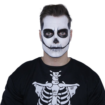 Halloween Schminkset Zwart Wit 4 delig van Fiestas Guirca koop je bij Partywinkel