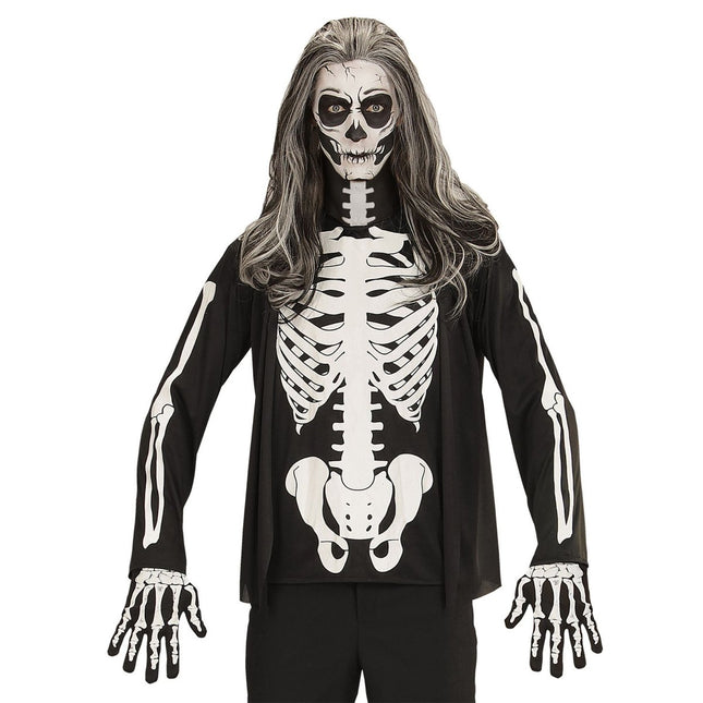 Halloween Shirt Skelet van Widmann koop je bij Partywinkel