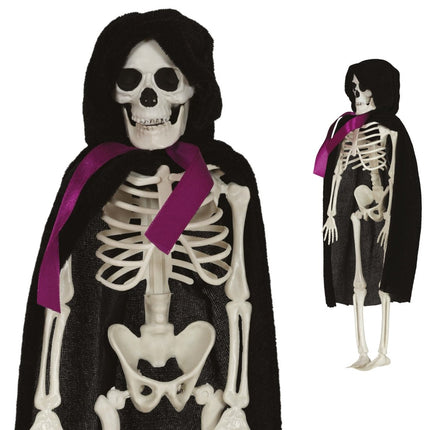 Halloween Skelet Blauw Wit Bruidegom 43cm van Fiestas Guirca koop je bij Partywinkel