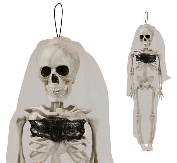 Halloween Skelet Bruid 43cm van Fiestas Guirca koop je bij Partywinkel