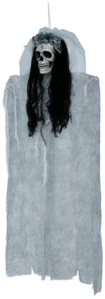 Halloween Skelet Lang Haar 95cm van Fiestas Guirca koop je bij Partywinkel