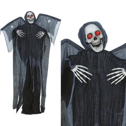 Halloween Skelet Met Licht, Geluid En Beweging 1,7m van Fiestas Guirca koop je bij Partywinkel