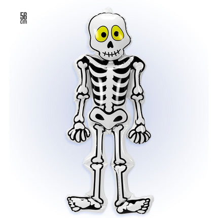 Halloween Skelet Opblaasbaar 56cm van Widmann koop je bij Partywinkel