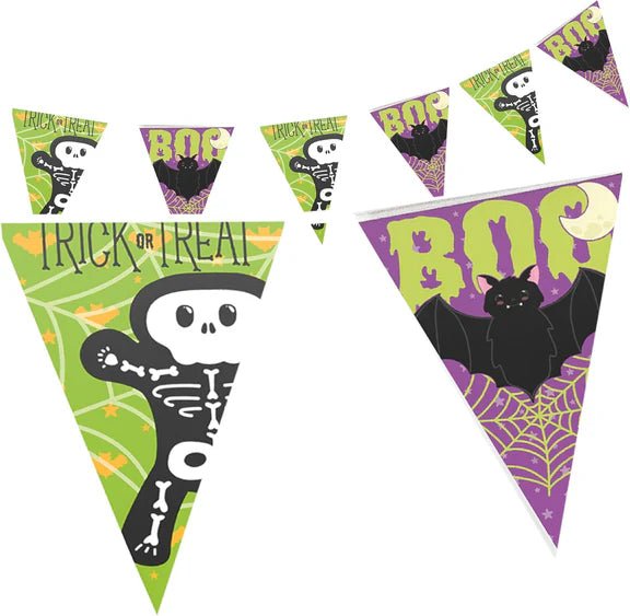 Halloween Slinger Paars Groen Trick Or Treat 4m van VDV Benefit koop je bij Partywinkel