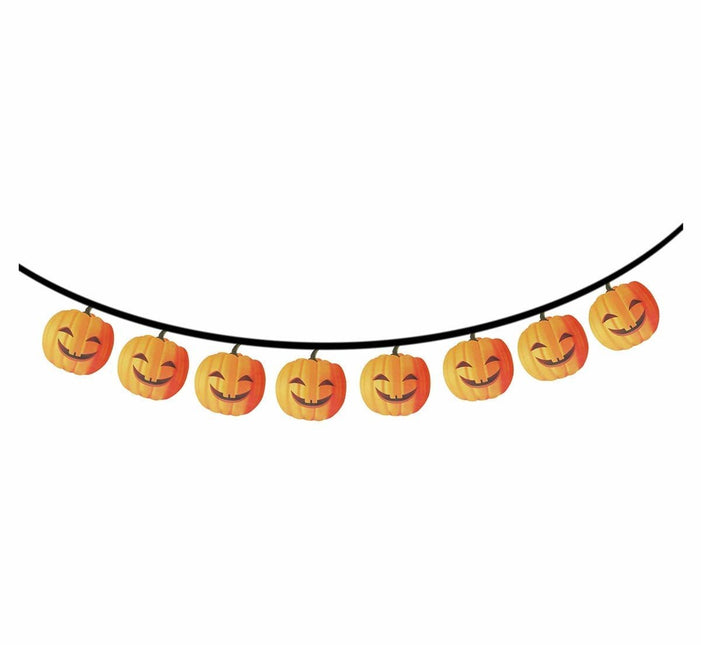 Halloween Slinger Pompoen 3m van Fiestas Guirca koop je bij Partywinkel