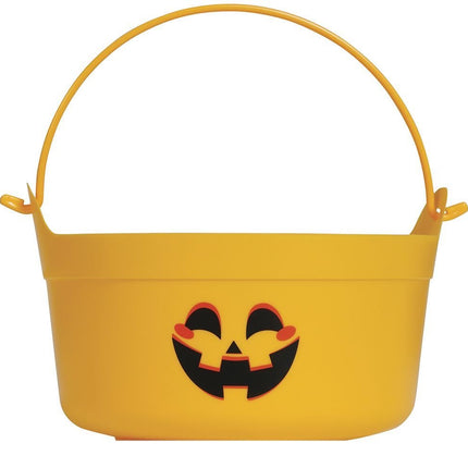 Halloween Snoepbakje Oranje Pompoen 24cm van Fiestas Guirca koop je bij Partywinkel